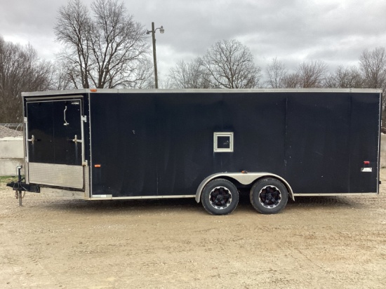 2007 HAULIN 2 AXLE ENCLOSED, 7FT BY 23 FT