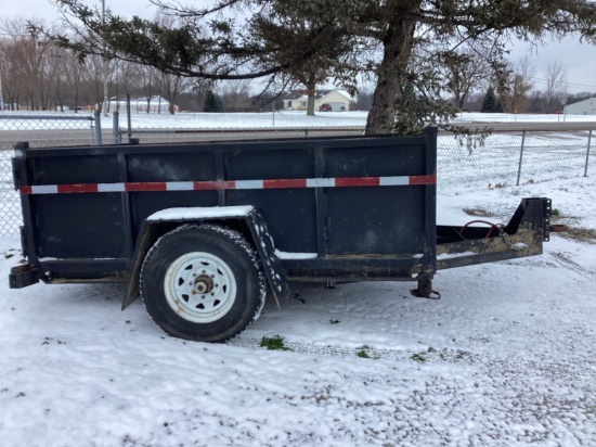 6'X8' ASSEMBLED STEEL TRAILER