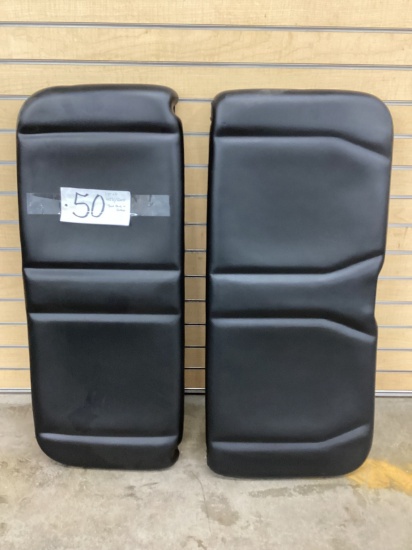 PAIR OF UTV/CART SEAT BACK AND BOTTOM
