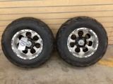 (2) 23X10.50-12 VISION TIRES ON ALUMINUM WHEELS