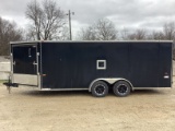 2007 HAULIN 2 AXLE ENCLOSED, 7FT BY 23 FT