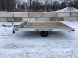 2003 SLED BED 8'X10' ALUMINUM SNOWMOBILE TRAILER