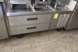 Unmarked 2 Drawer Refrigerated Worktop