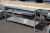 6ft Stainless Table