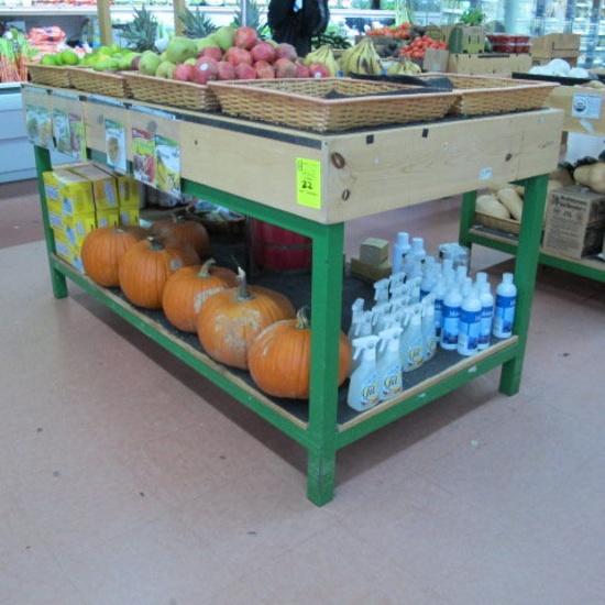 dry produce table