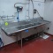 3 compartment sink w/ R & L drainboards