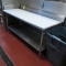 polytop table w/ backsplash & undershelf