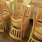 wooden cafe chairs