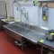 2 compartment sink w/ R drainboard