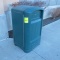 Rubbermaid outdoor trash receptacle