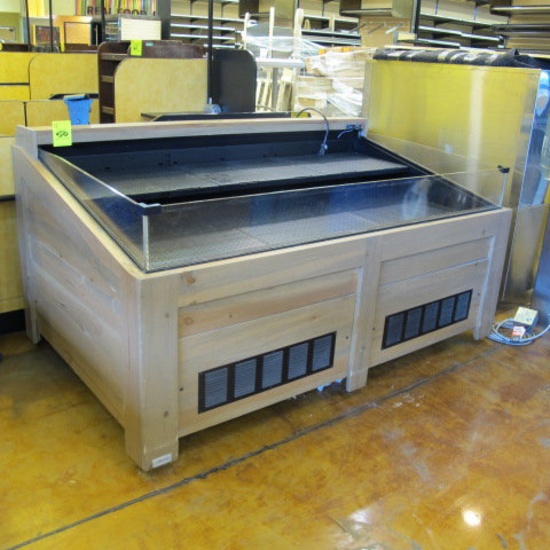 JSI low profile refrigerated merchandiser, self-contained