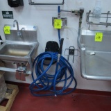 cleaning chemical mixer w/ hose & reel