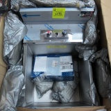 single compartment prep sink, new in box