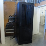 IT cabinet w/ internal rack & IPC back-up power supply