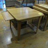 wooden table w/ pull-out extensions