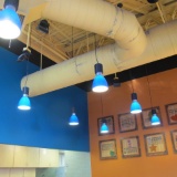 blue pendant light fixtures