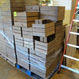 pallet of wooden boxes