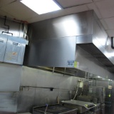 CaptiveAire exhaust hood w/ make-up air and Ansul fire supression