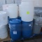 plastic barrels, assorted sizes