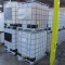 330 & 275 gal plastic tanks in steel frames