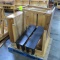 pallet of assorted tables & bookshelf