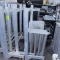 aluminum cooler rack, w/ 3) removable shelves each