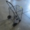 folding 4-wheel shopper's cart, new