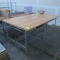 solid wood bakery table, brand new