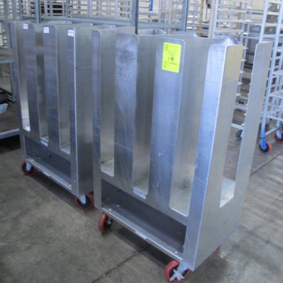 aluminum tray/container carts