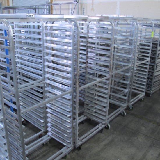 aluminum oven racks, side load, new