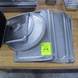 stainless pan lids, assorted sizes