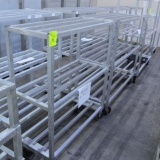 aluminum cooler racks, on casters