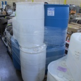 plastic barrels, assorted sizes