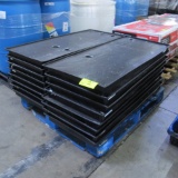 pallet of waterbed plant display systems