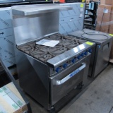 NEW Imperial 6 burner stove, w/ oven