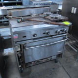 Jade griddle & 2) burners, w/ oven