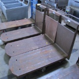 low flat warehouse carts