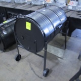 barrel charcoal/wood grill/smoker