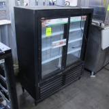 QBD Cooling Sys sliding glass door refrigerated merchandiser