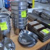 stainless soup pans w/ lids