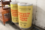 Plastic Bag Recycle Barrels