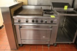 Electric Oven W/ Flat Griddle And Two Burner