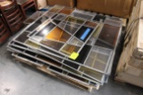 Pallet Of Assorted Stained Glass Window Panels