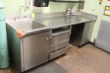 Stainless Counter w/ Sink