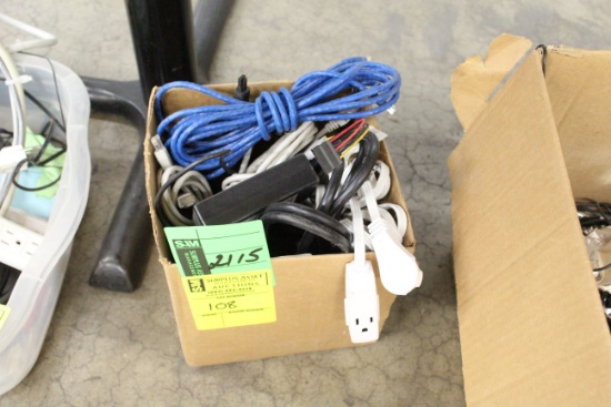 Box Of Assorted Cords