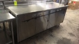 7ft Stainless Table W/ Storage