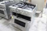 Viking Oven W/ 4 Burner Range And Charbroiler