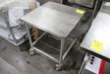 Stainless Table On Casters