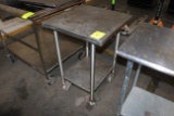 Stainless Table On Casters