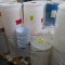 pallet of 7) plastic barrels